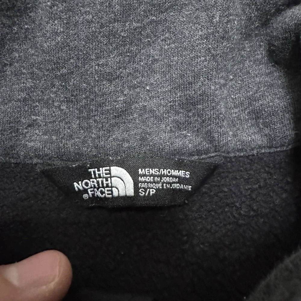 North Face Pullover Mens S Red Black Alphabet City 1/4 T Snap Fleece Outdoor‎